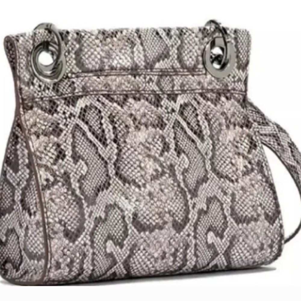 Hammitt Tony Studded Small Crossbody Bag, Snake/Gunmetal